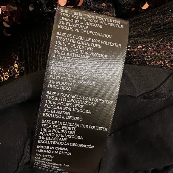 NWT By Anthropologie Sequin Mini Dress - Picture 14 of 14